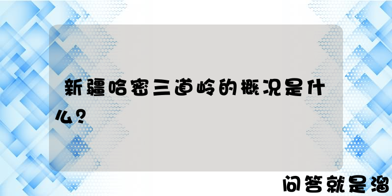 新疆哈密三道岭的概况是什么？